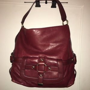 Michael Kors burgundy shoulder bag